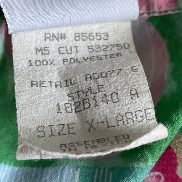 Vintage KORET Francisca Windbreaker Jacket Womens XL Floral Full‎ zip Colorful - Picture 5 of 16